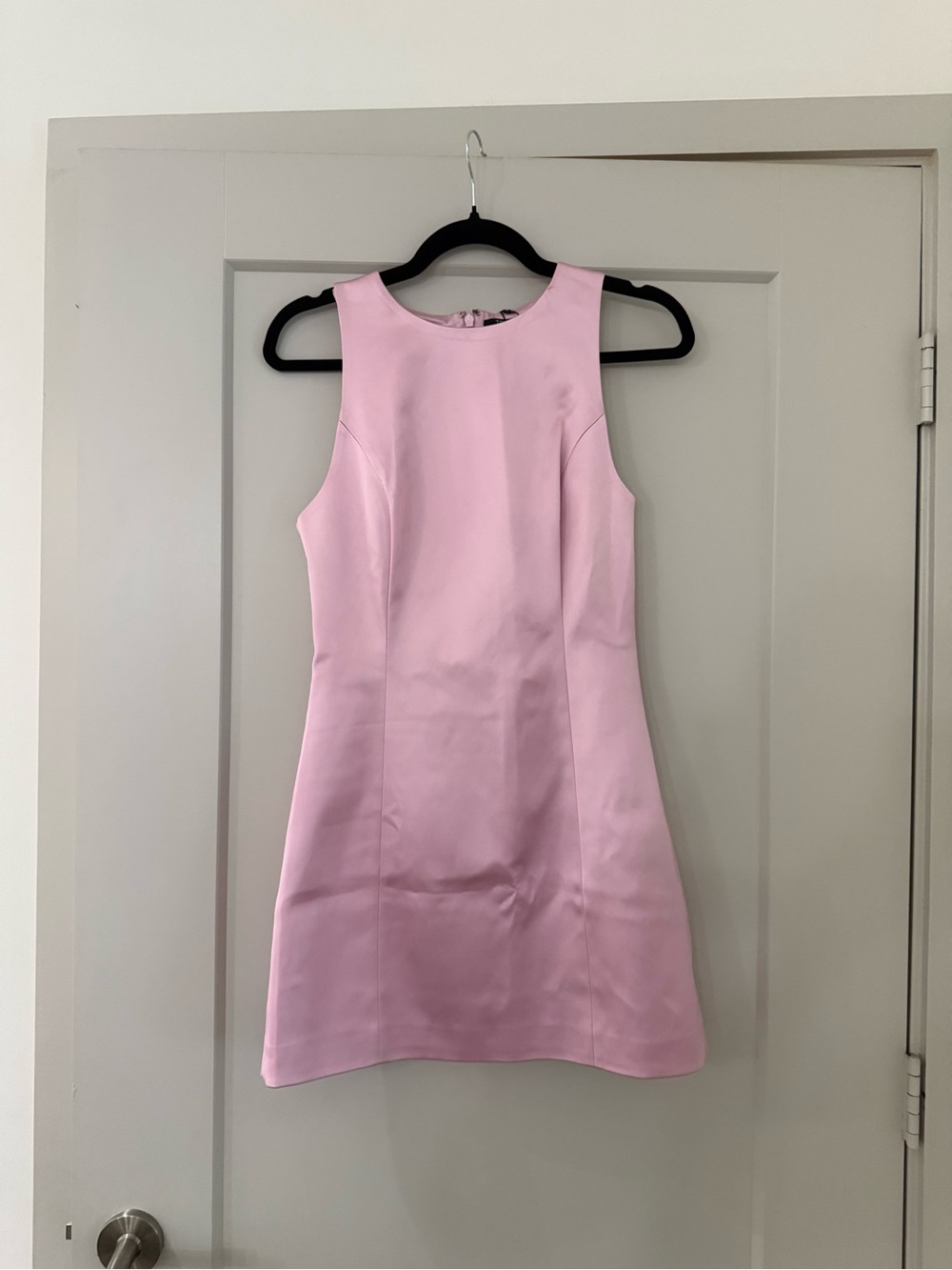 Aritzia Pink Mini Satin Dress - Picture 3 of 5
